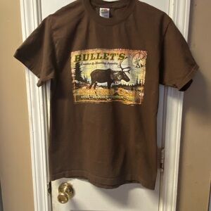 Fruit of the Loom Brown Graphic Men's T-Shirt